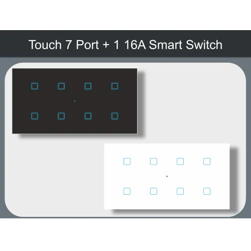8 Port Smart Touch Switch (with 1 port of 16A) |  [TS81-16A]